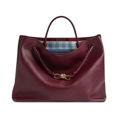 Bottega Veneta Large Andiamo "Barolo/Beige/Ndswept"