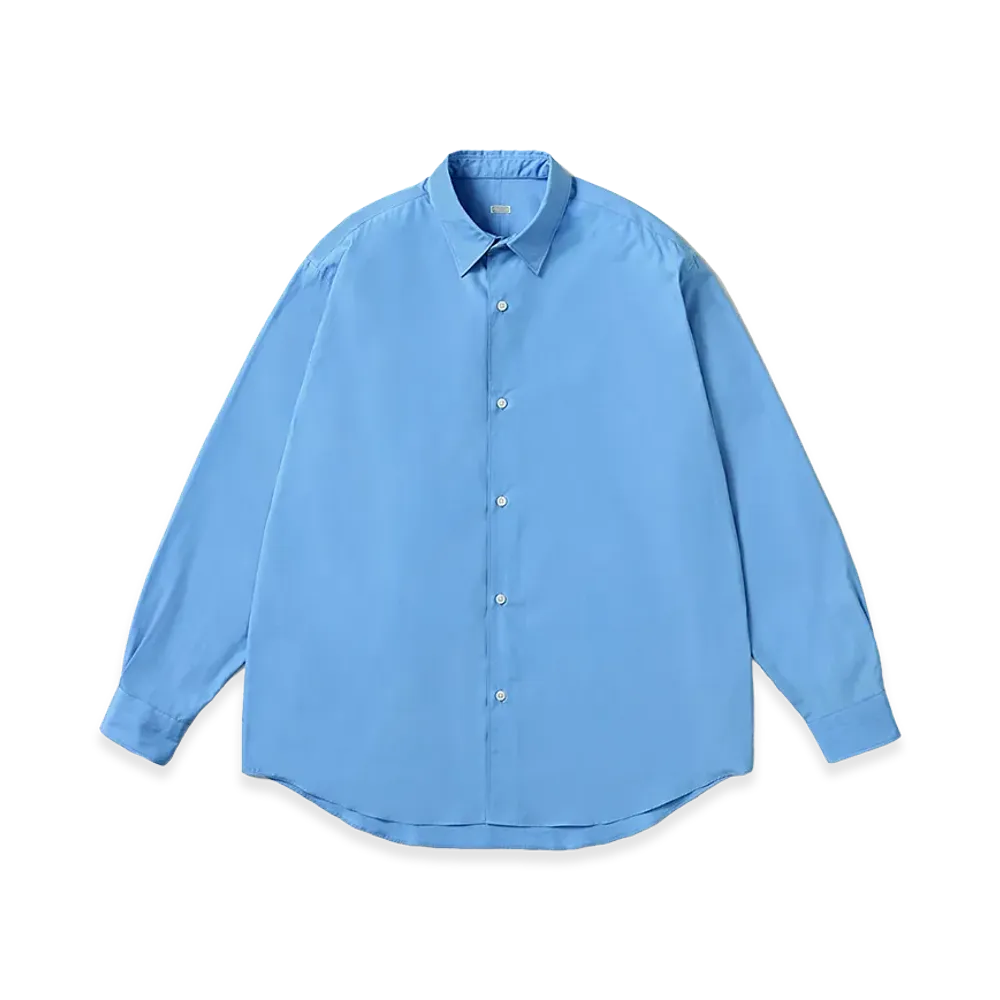 A.PRESSE Regular Collar Shirt "Sax"