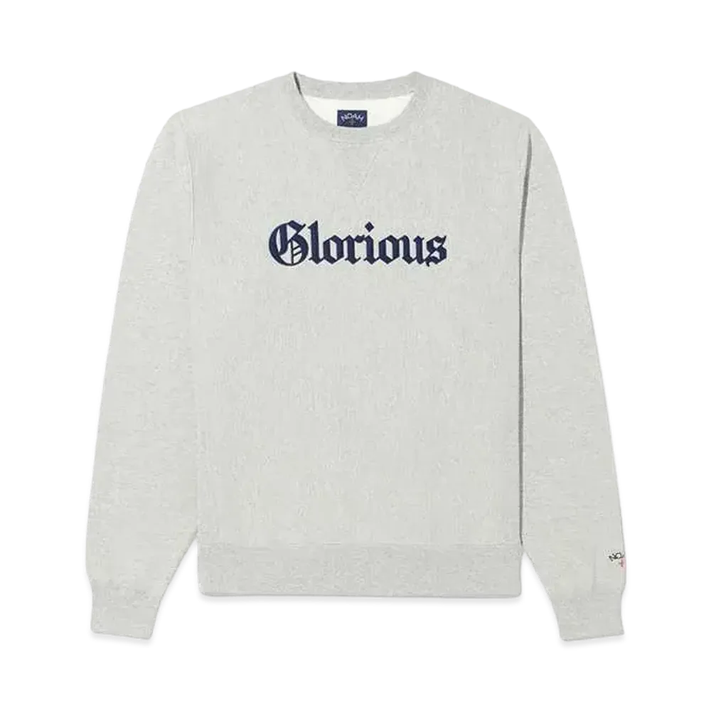Noah Glorious Crewneck "Heather Grey"