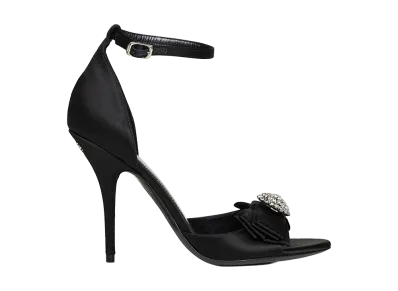 BALENCIAGA Women's Avenue Palazzo Sandals "Black"