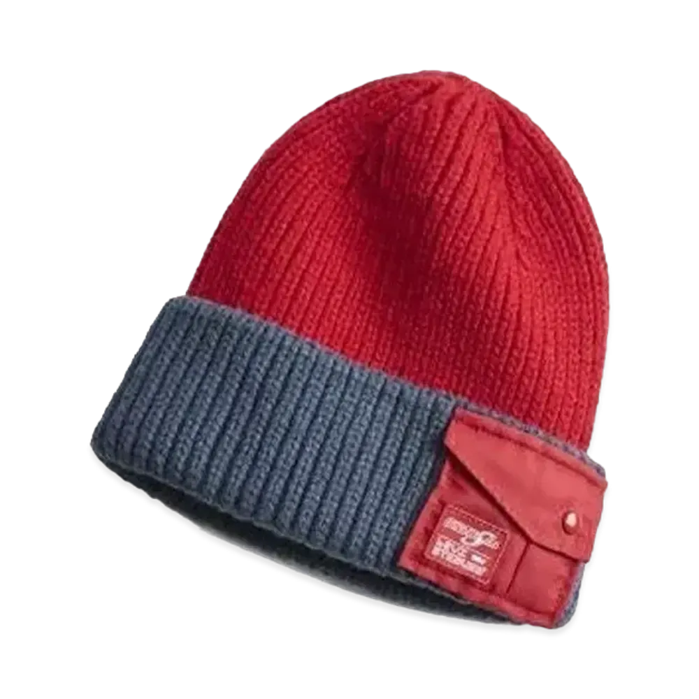 Levi's x Mobile Suit Gundam SEED Utility Beanie "Blue/Red"