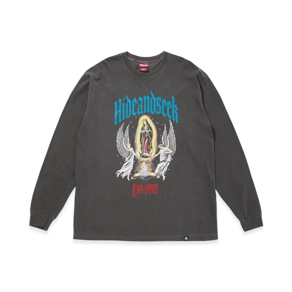 Hide and Seek St Maria L/S Tee (Front) "D-Gray"