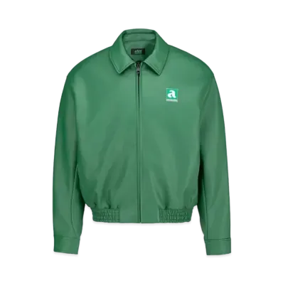 A FEW GOOD KIDS Clock Leather Jacket "Green"