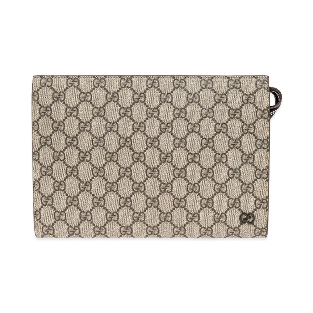 GUCCI GG Supreme Fabric Clutch "Printed"
