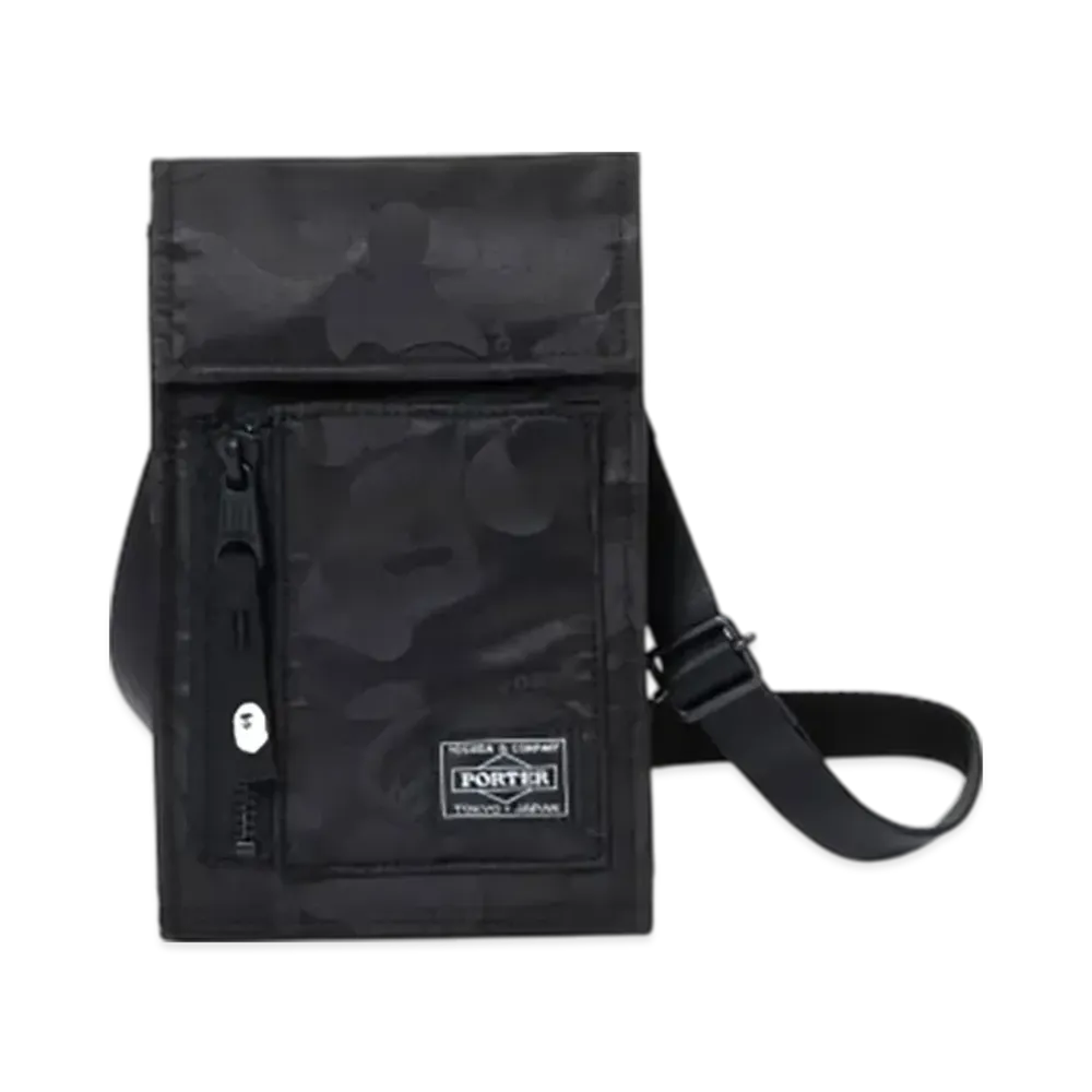 PORTER x A BATHING APE Navigator Bag "Black"