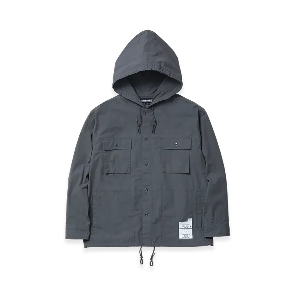 NEIGHBORHOOD Hooded Shirt LS "Gray"