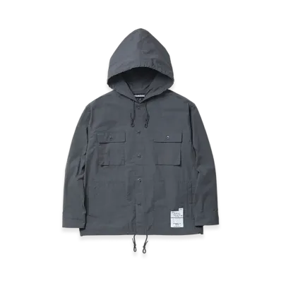 NEIGHBORHOOD Hooded Shirt LS "Gray"