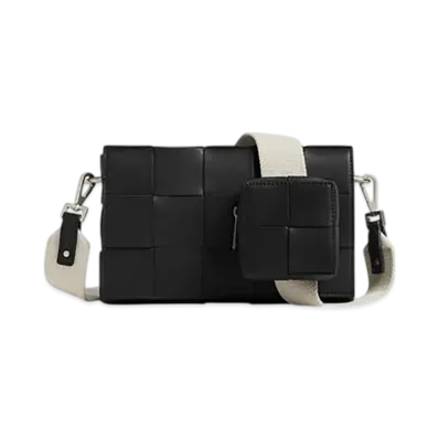 Bottega Veneta Cassette With Versatile Strap "Black"