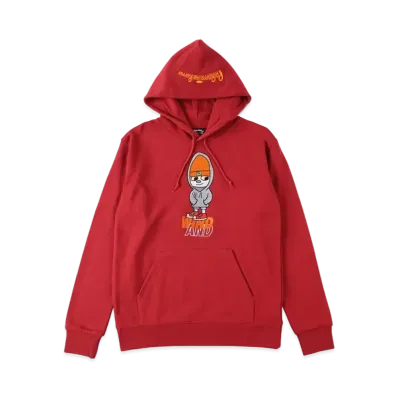 WIND AND SEA x PARAPPA THE RAPPER (WIND AND PARAPPA) HOODIE "Burgundy"