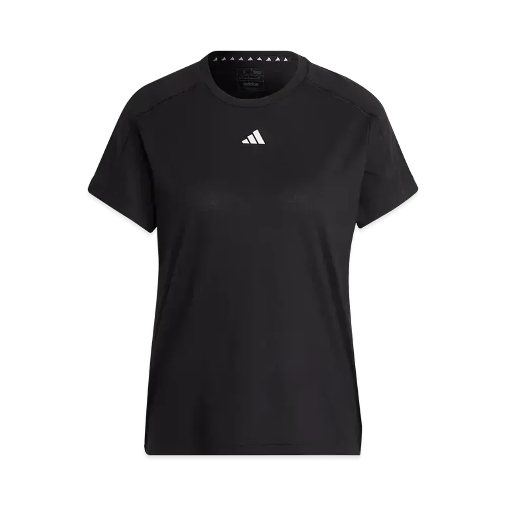 adidas Aeroready Train Essentials Minimal Logo Crewneck Short Sleeve T-Shirt "Black"
