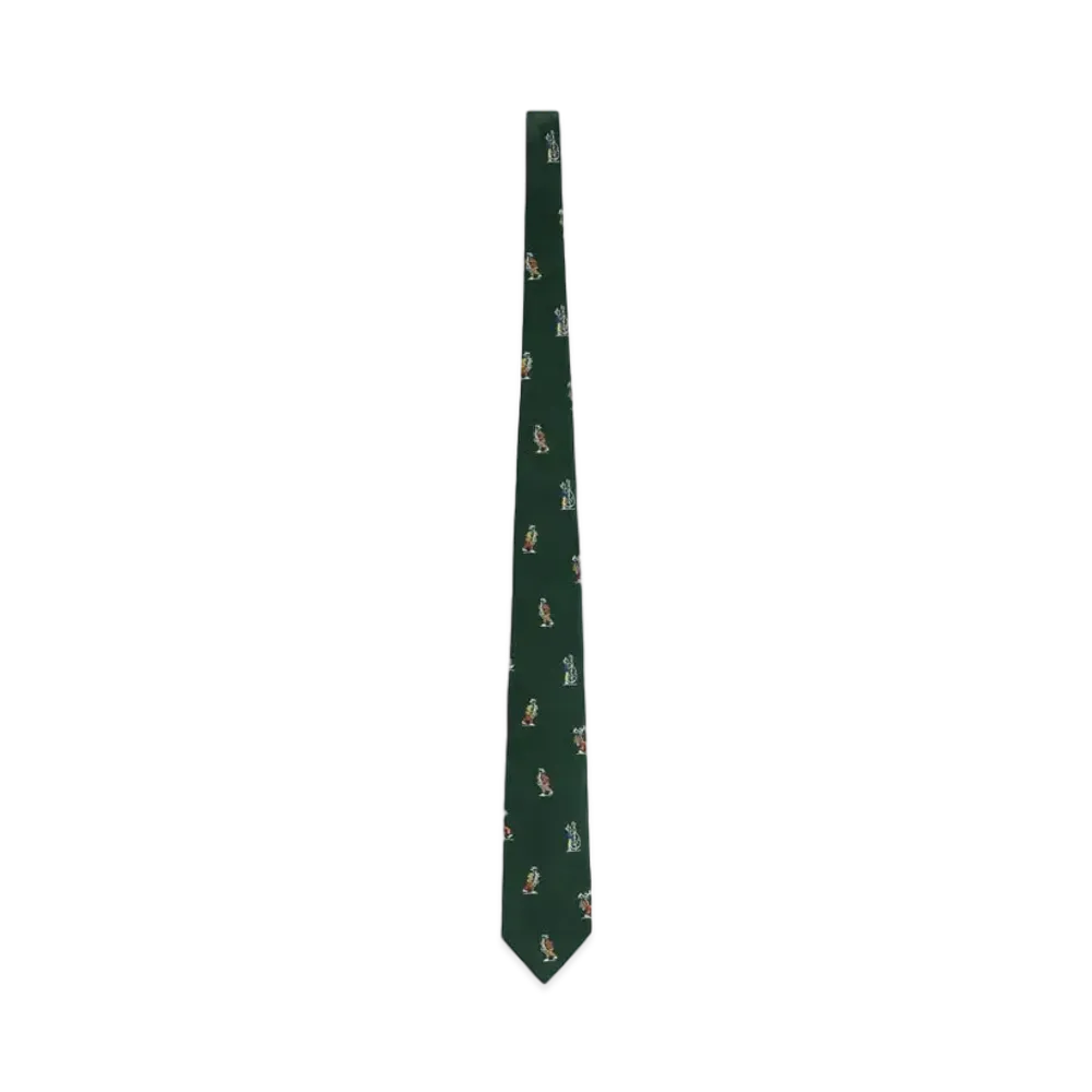 Aime Leon Dore x Drake's Graphic Tie "Green"