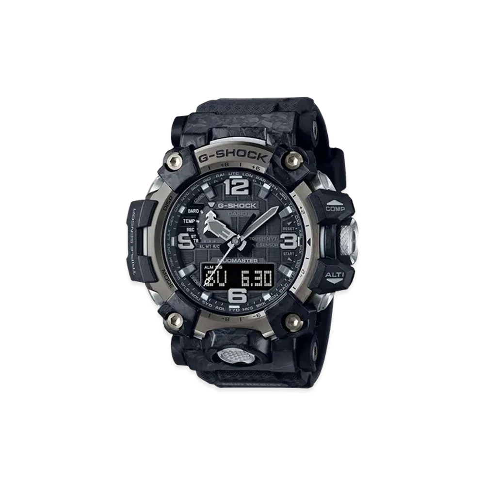 Casio G-Shock Mudmaster Analog-Digital Radio-Controlled Solar M Watch "Black/Cmbi"