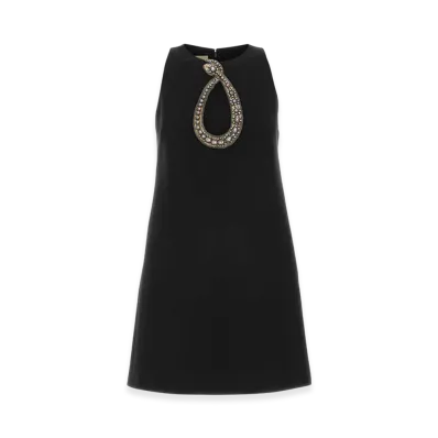 Valentino Women's Short Flared Dress "Black"