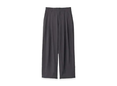 ssstein Cupro Fibril Wide Easy Trousers "Charcoal"