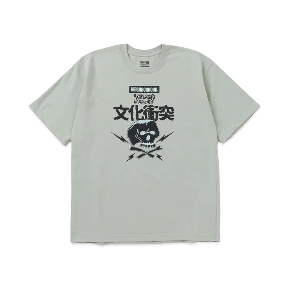 ネイバーフッド x レベルドレッドハードウェア . Tシャツ SS-3 "セージグリーン"