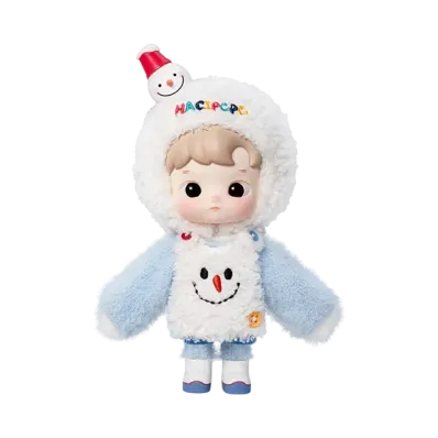 POP MART "BJD" HACIPUPU Snowman is Coming Action Figure
