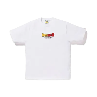 A BATHING APE x DRAGON BALL Z Ape Head Tee "White"