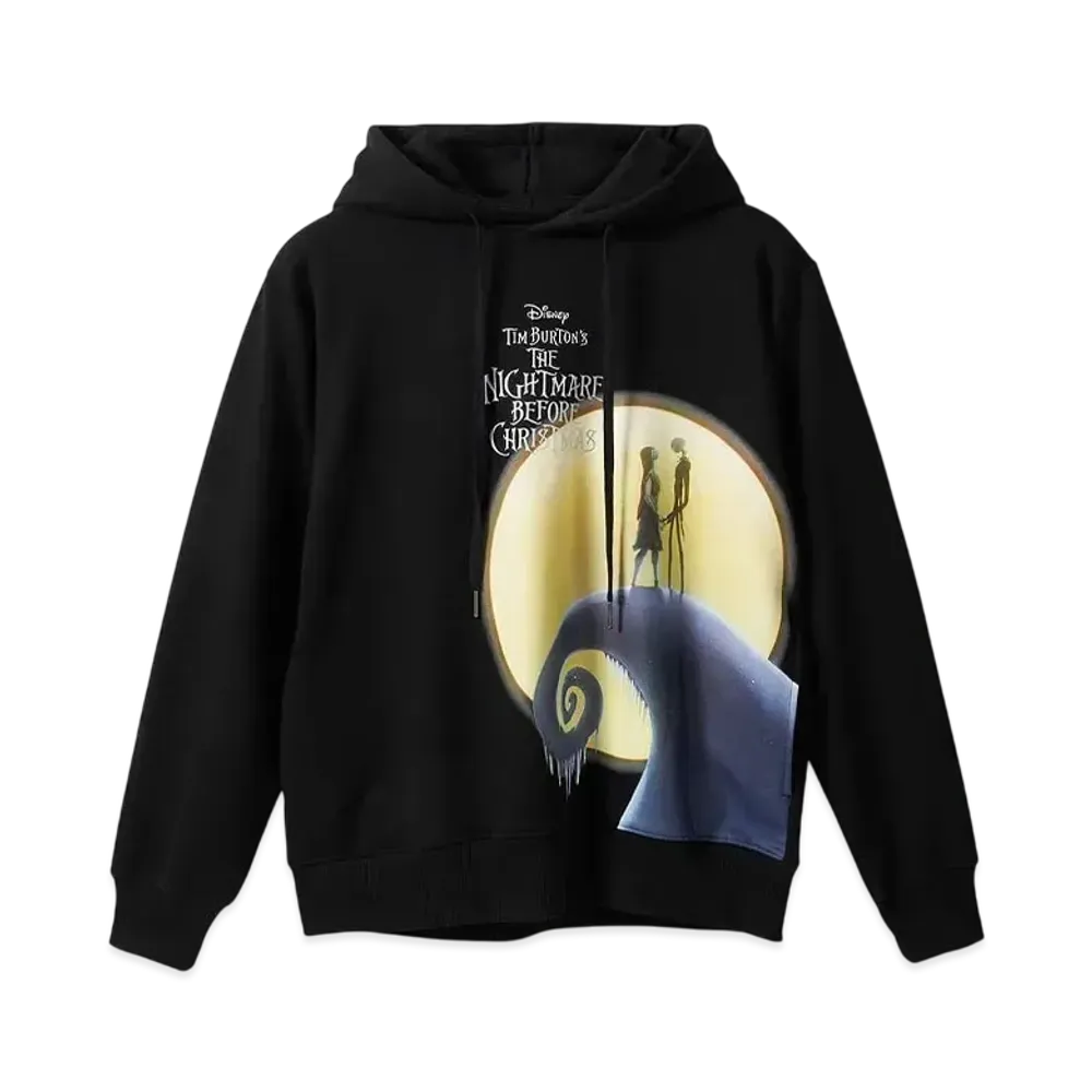 graniph x THE NIGHTMARE BEFORE CHRISTMAS Finale Fleece Parka "Black"