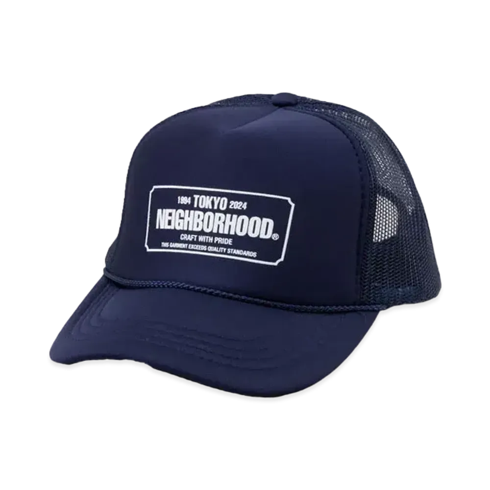 NEIGHBORHOOD OT . Mesh Cap "Navy"