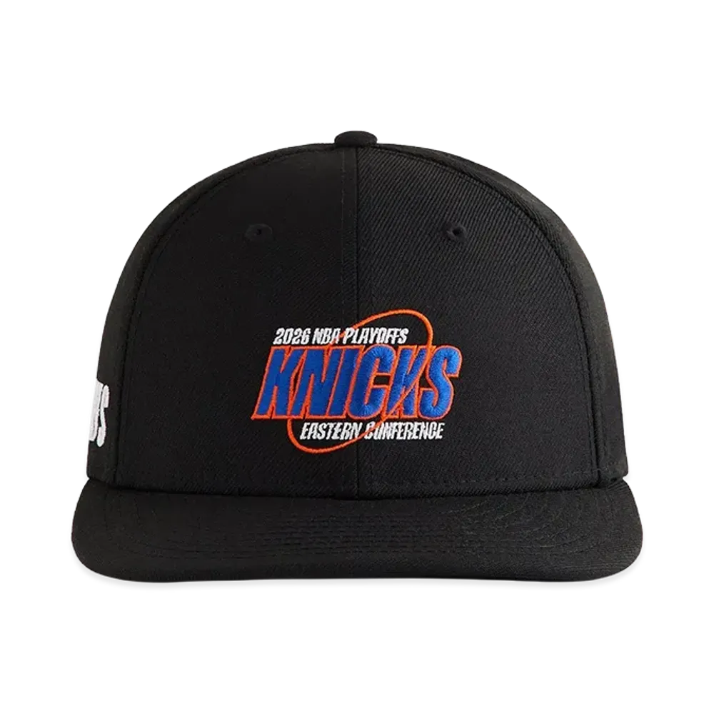 Kith x NEW ERA x The New York Knicks Playoffs Premium Wool 59Fifty Low Profile Cap "Black"