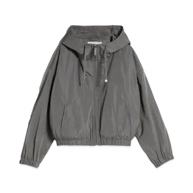 Max Mara Tafuchi Technical Short Jacket "Medium Gray"