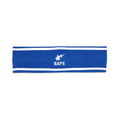 A BATHING APE Bapesta Headband "Navy"