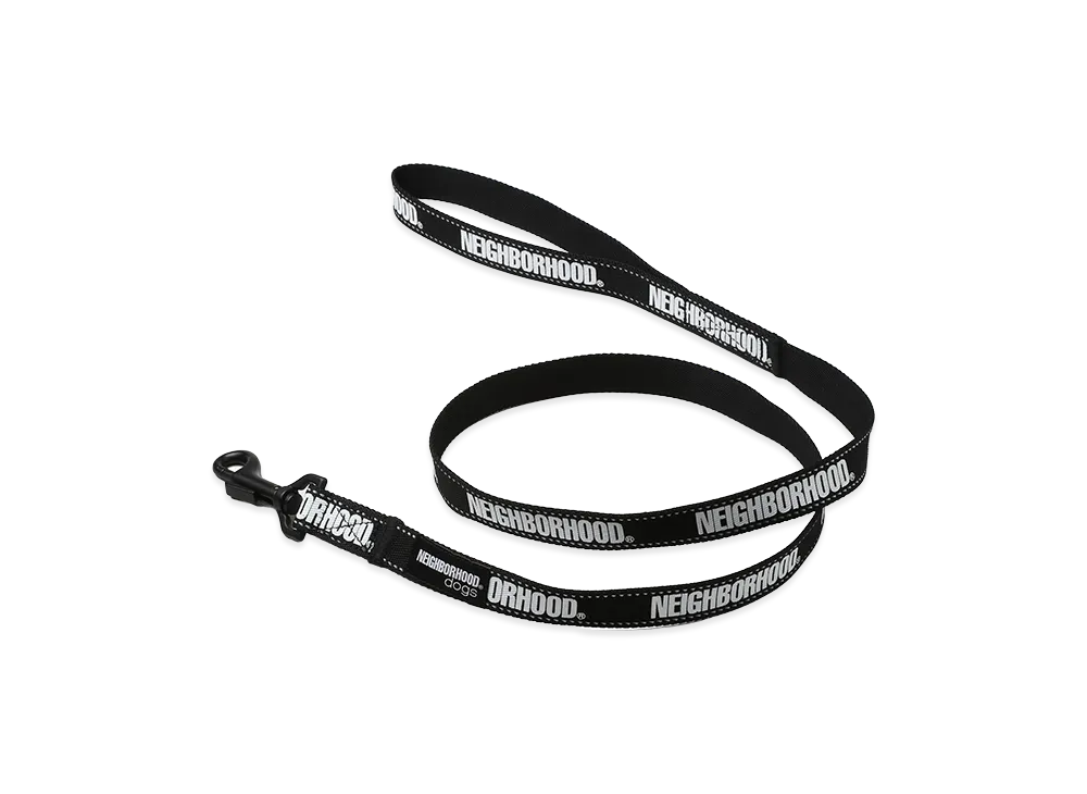 NEIGHBORHOOD Dog Leash Narrow "Black"
