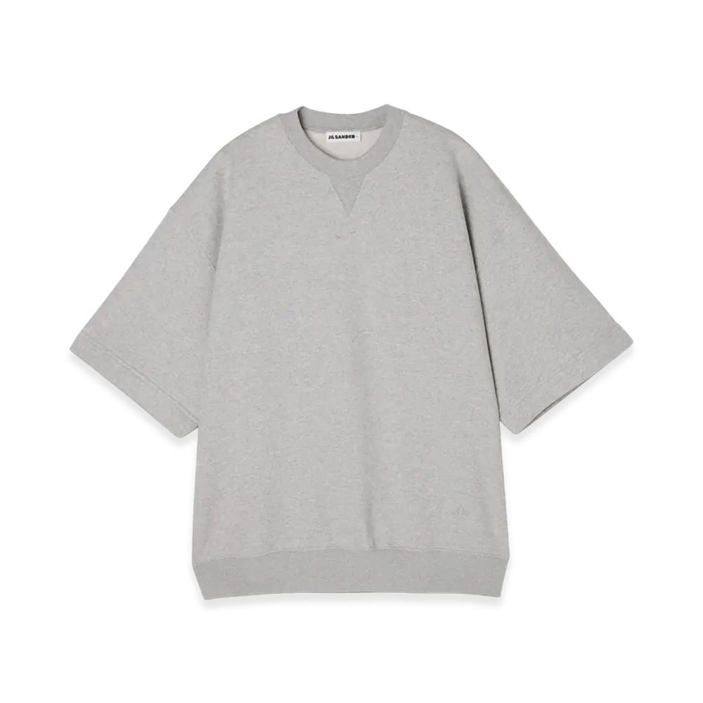 Jil Sander Crew Neck Shirt CN SS EMB "Powdergreen"
