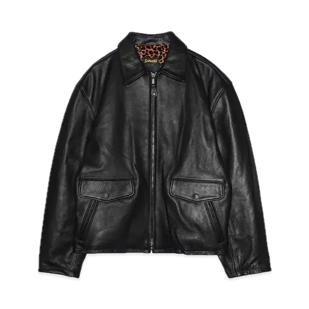 Supreme x Schott Leather Racer Jacket 