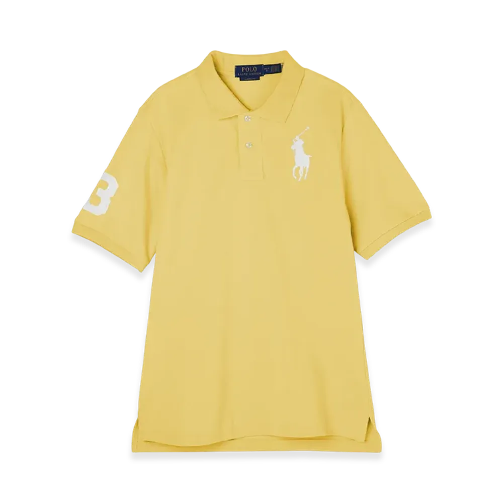 Polo Ralph Lauren Short-Sleeve Big Pony Mesh Polo Shirt "Oasisyellow"