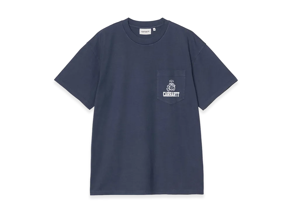 Carhartt WIP S/S Pond Corps Pocket T-Shirt "Blue(Heavy Stone Wash)"