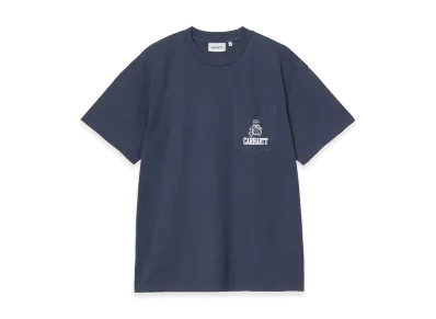 Carhartt WIP S/S Pond Corps Pocket T-Shirt "Blue(Heavy Stone Wash)"