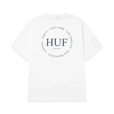 HUF Summer Splash Collection Fine Print Tee "White"