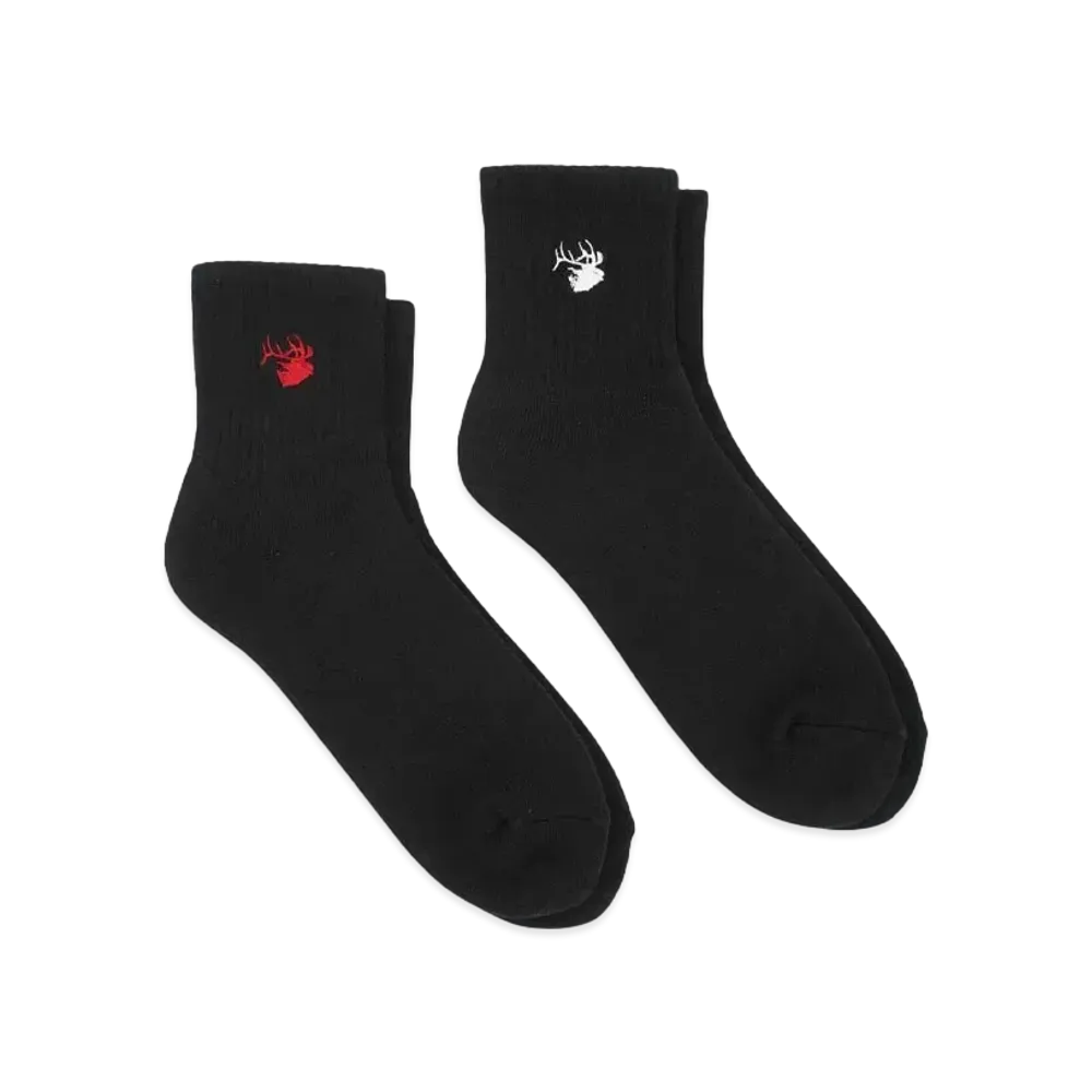 ANDFAMILYS Sport Socks -DEER- "BLACK"