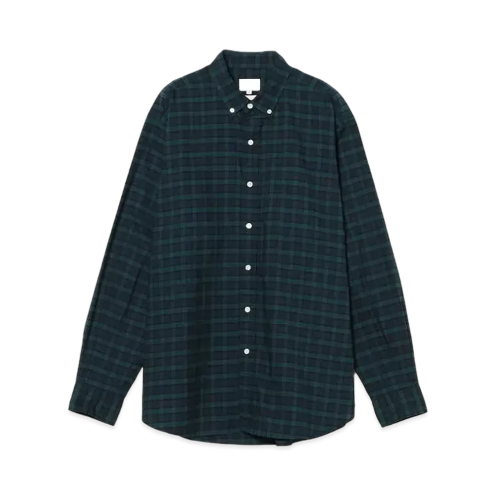 BEAMS Basic Loose Button Down Shirt "Watch"