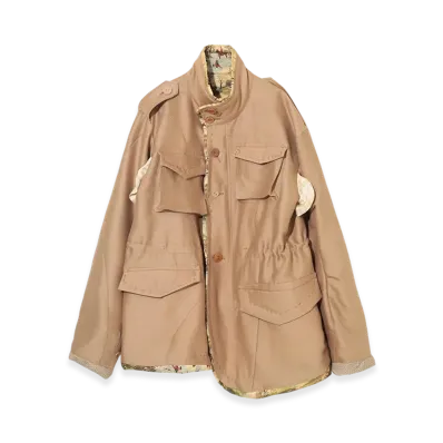 UNDERCOVER Silk Blend Wool Jacket "Beige"