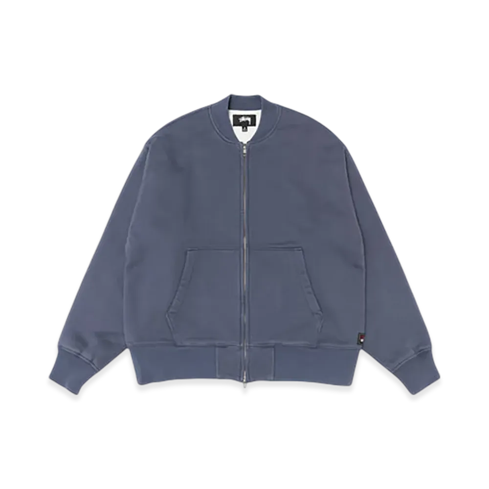 Stussy Thermal Lined Fleece Zip "Faded Blue"