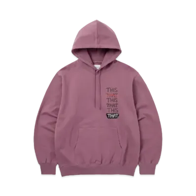 thisisneverthat THISTHAT Skate Hoodie "Fuchsia"