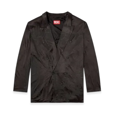 Diesel J-Pekka-Plain Tailored Jacket In Jersey "Black"