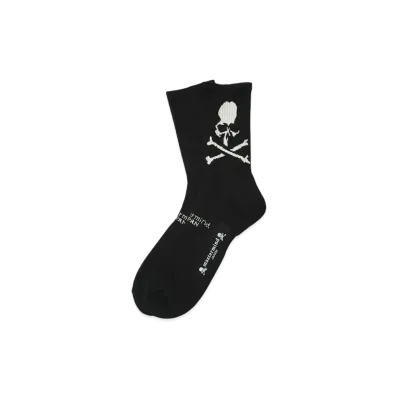 MASTERMIND JAPAN-CREW SOCKS"BLACK"