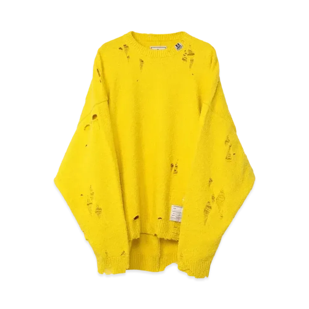 Maison MIHARA YASUHIRO Wide Back Knit Sweater "Yellow"