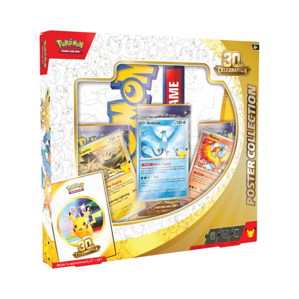 ポケモンカードゲームMEGA(英語版) ポスターコレクション「30th CELEBRATION」
