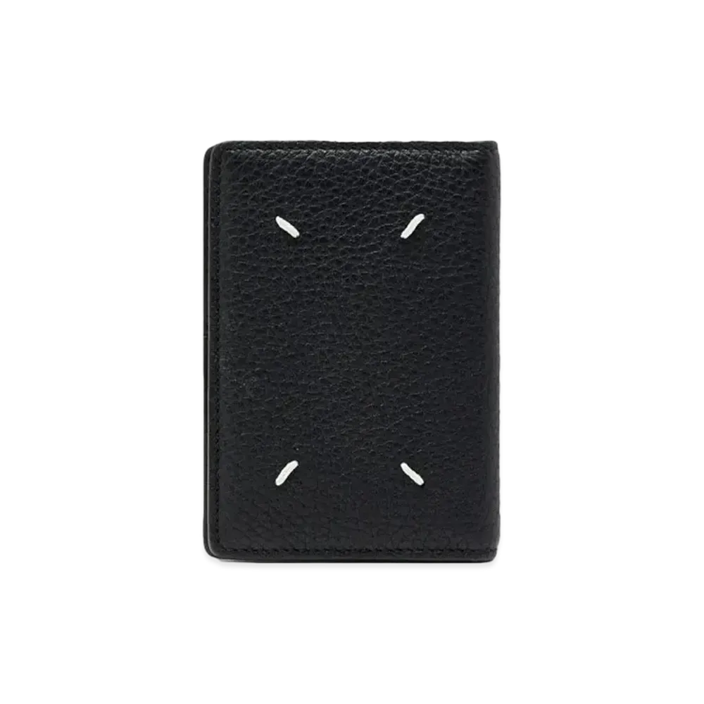Maison Margiela Leather Bi-fold Card Holder "Black"