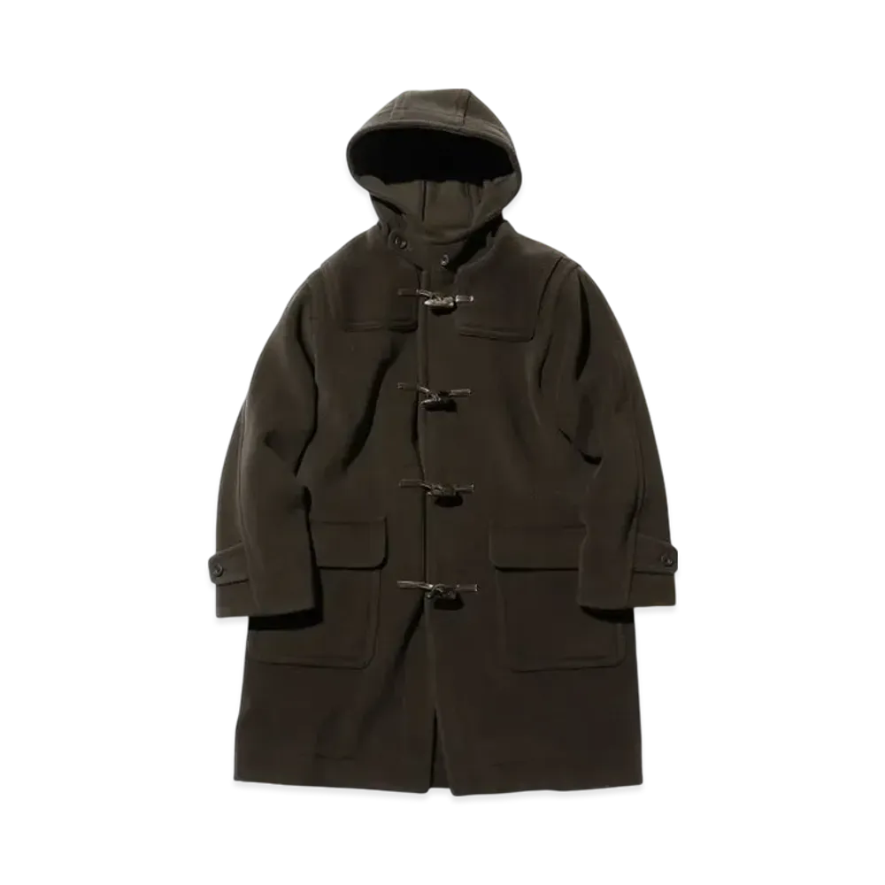 BEAMS Duffle Coat Herringbone "Olive"