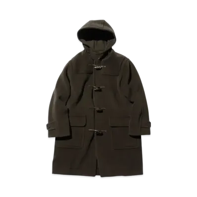BEAMS Duffle Coat Herringbone "Olive"