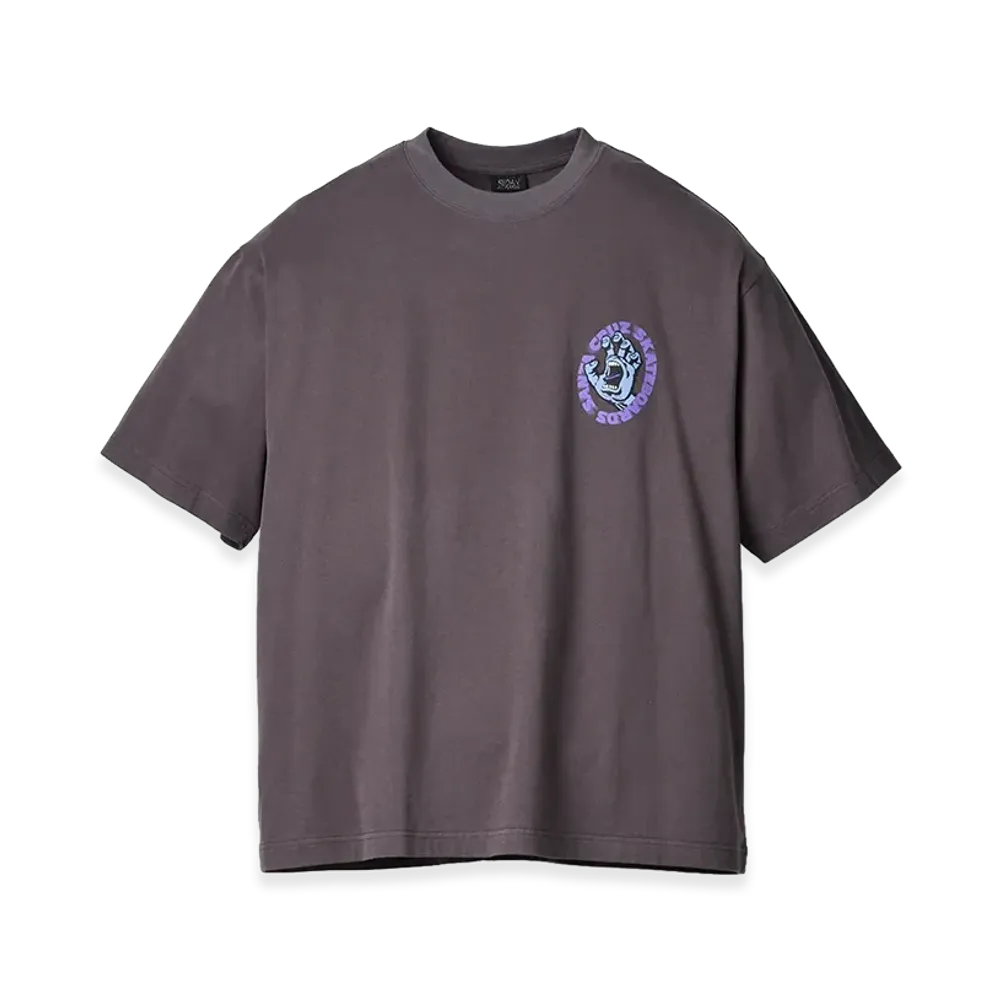 SEDAN ALL-PURPOSE Santa Cruz Screaming Hand S/S Tee "Charcoal"