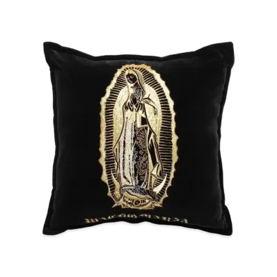 WACKO MARIA MARIA VELOUR CUSHION "Black"