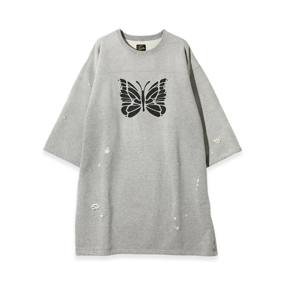 NEEDLES Deconstructed Hockey Dress Cotton French Terry "Gray"