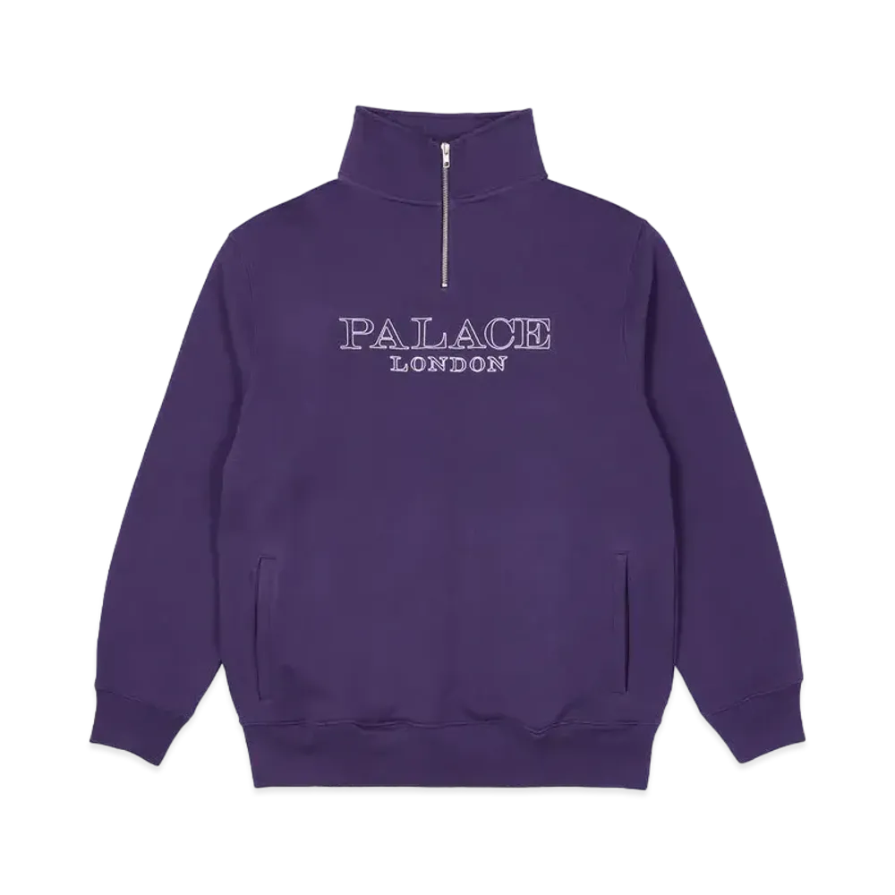 PALACE 1/4 ZIP FUNNEL "Purple"