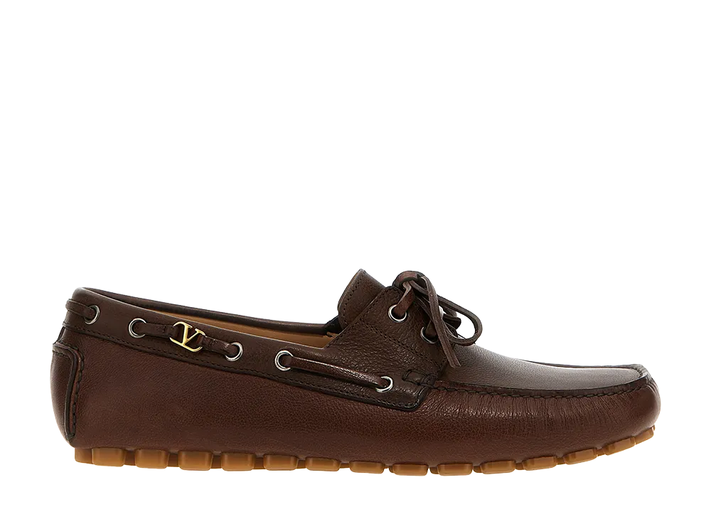 Valentino Garavani driver Fastaway Loafers "Brown"